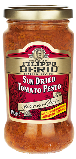 Pesto van zongedroogde tomaten