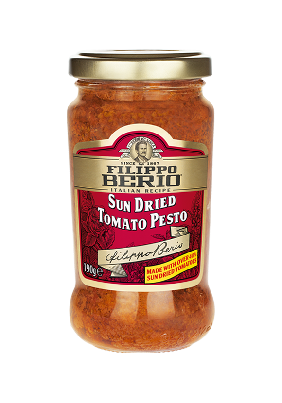 Pesto van zongedroogde tomaten