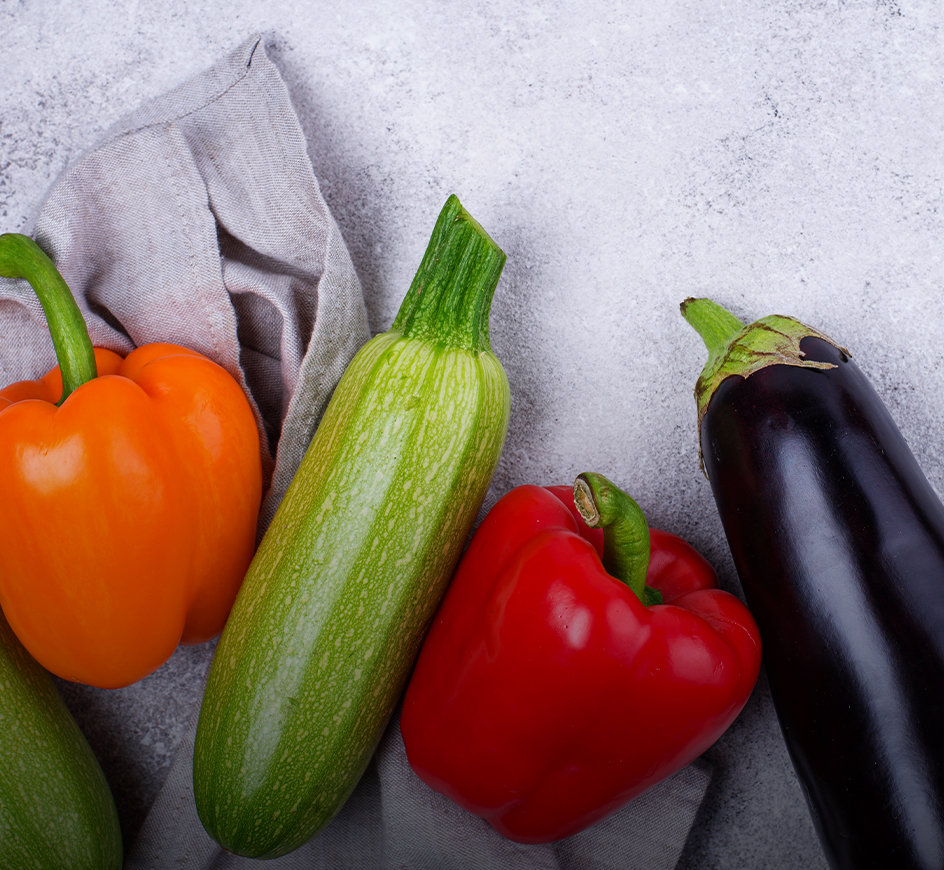 Pesto van gegrilde groenten