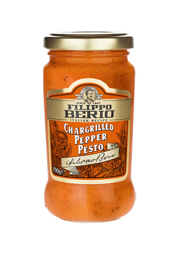 Pesto van gegrilde pepers