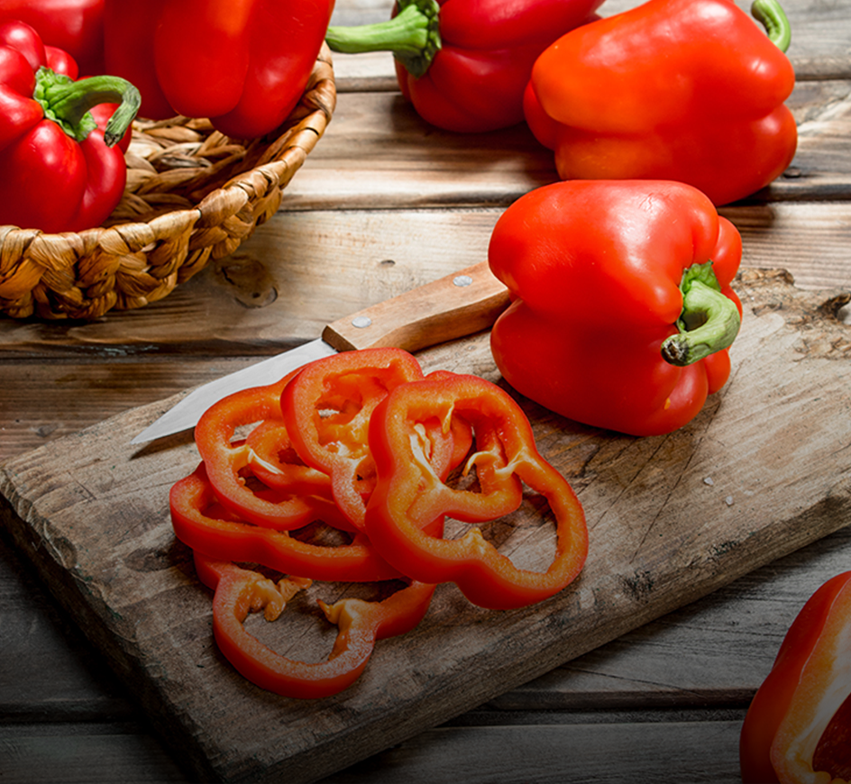 Pesto van gegrilde pepers